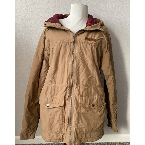 Columbia Men’s Khaki Insulated Wheeler Lodge Jacket Size Medium - Picture 1 of 10